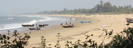 Trekking along the beaches of Gokarna