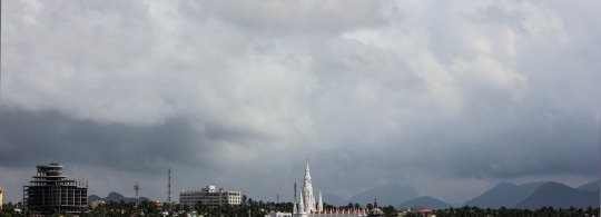 Photo of the Week : Cloudy Kanyakumari Skyline